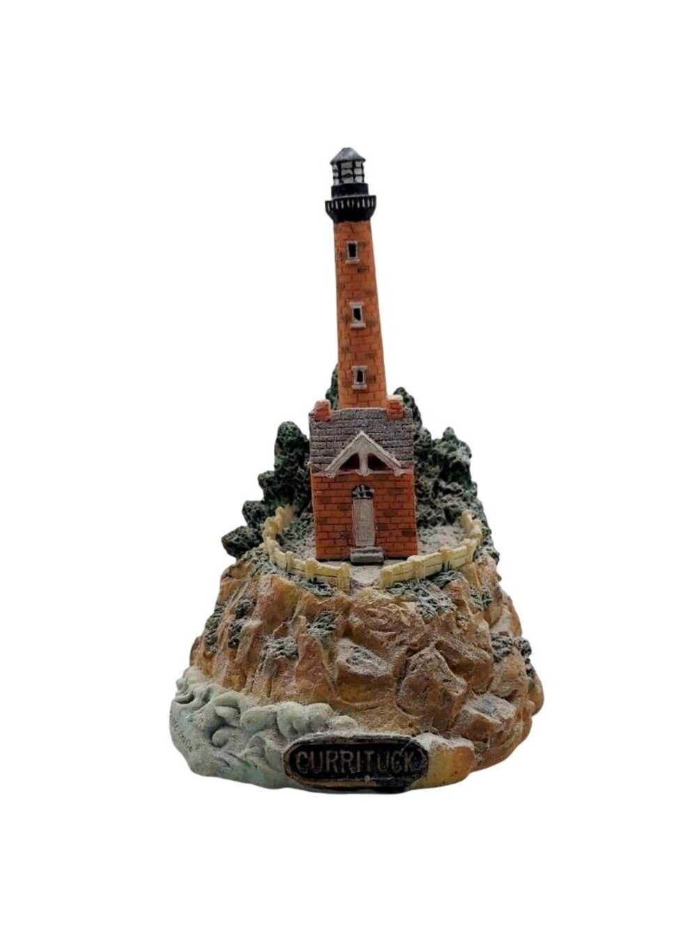 Currituck Outer Banks NC Lighthouse Figurine Collectible Mc Art Coastal Nautical